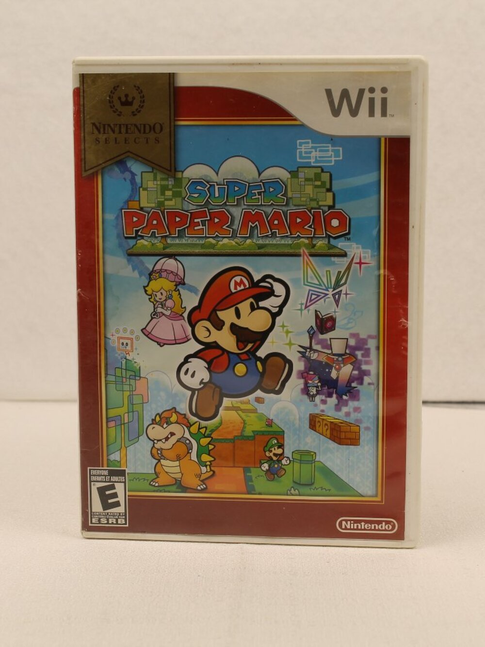 Super Paper Mario (Nintendo Wii, 2007) Complete CIB with Manual